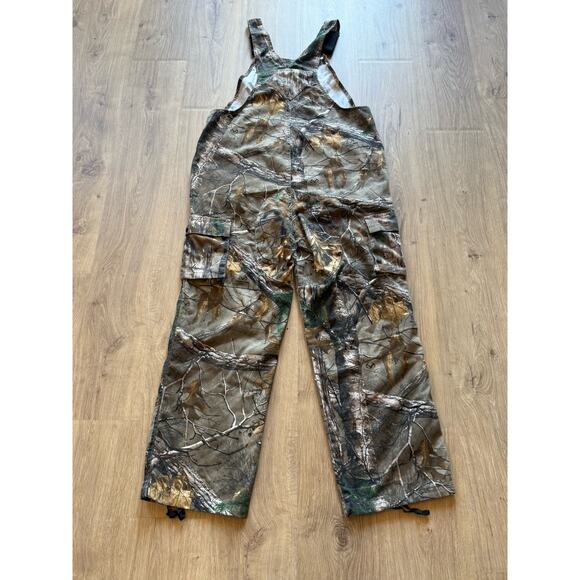 Realtree Men’s Camo Bib Overalls. Size L (36-38) Hunting Outdoors Farming - Picture 8 of 8
